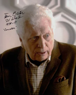 Tom Baker autograph