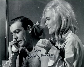 Shirley Eaton autograph