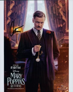 Colin Firth autograph