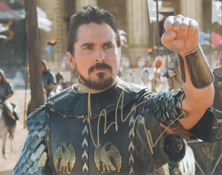 Christian Bale autograph