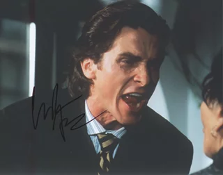 Christian Bale autograph