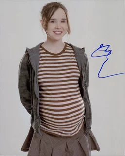 Ellen Page autograph