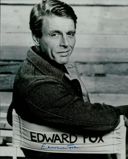 Edward Fox autograph