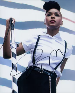 Janelle Monae autograph