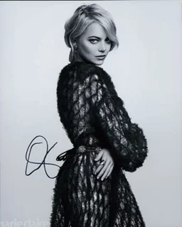 Emma Stone autograph