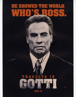 John Travolta autograph