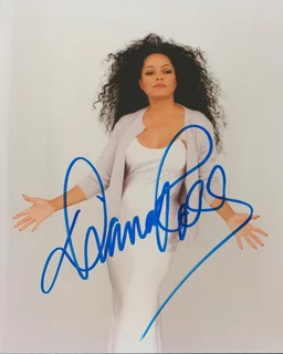 Diana Ross autograph