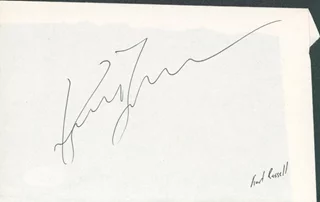 Kurt Russell autograph