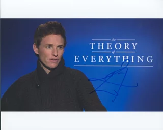 Eddie Redmayne autograph