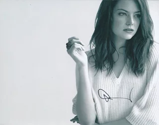 Emma Stone autograph
