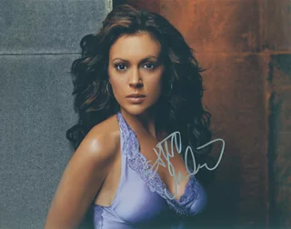 Alyssa Milano autograph