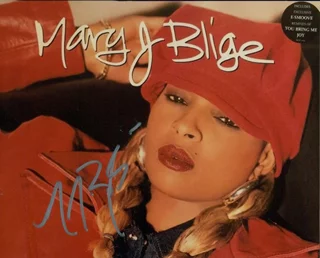 Mary J. Blige autograph