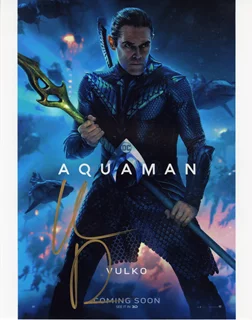 Willem DaFoe autograph