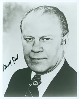 Gerald Ford autograph
