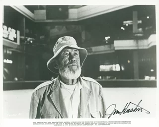 John Huston autograph