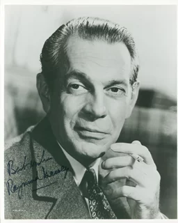 Raymond Massey autograph