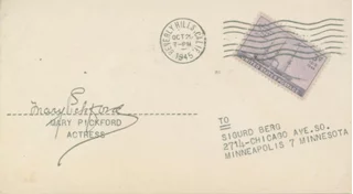 Mary Pickford autograph