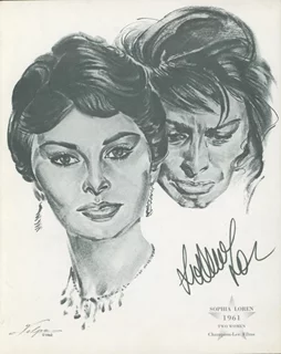 Sophia Loren autograph