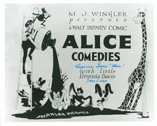 Virginia Davis autograph