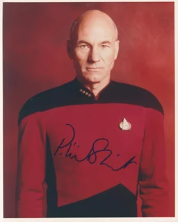 Patrick Stewart autograph