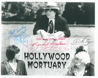 Hollywood Mortuary autograph