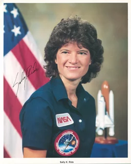 Sally Ride autograph