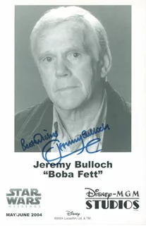 Jeremy Bulloch autograph