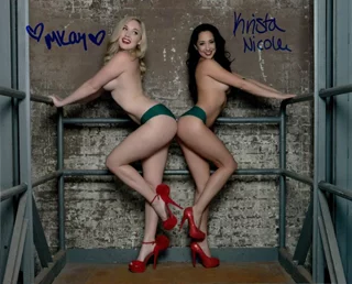 Manda and Krista autograph