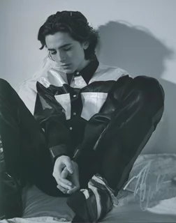 Timothee Chalamet autograph