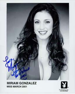 Miriam Gonzalez autograph
