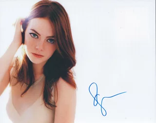 Emma Stone autograph