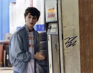 Timothee Chalamet autograph