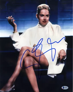 Sharon Stone autograph