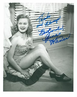 June Haver autograph