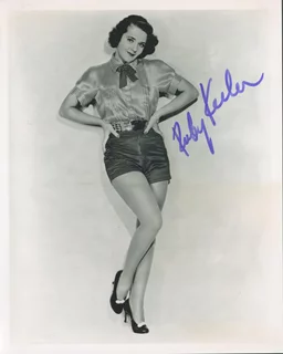 Ruby Keeler autograph