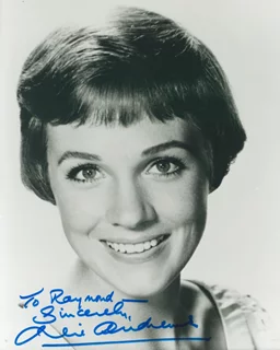Julie Andrews autograph