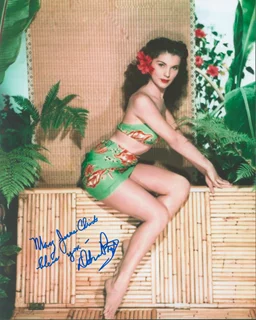 Debra Paget autograph