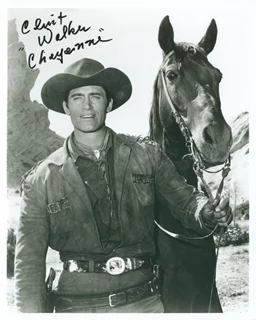 Clint Walker autograph