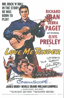 Love Me Tender autograph