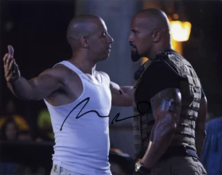 Vin Diesel autograph