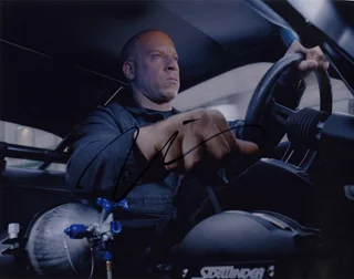 Vin Diesel autograph