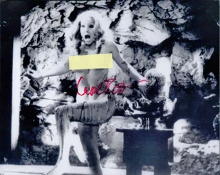 Ingrid Pitt autograph