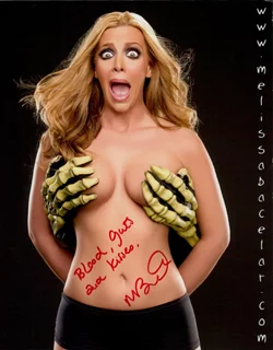 Melissa Bacelar autograph