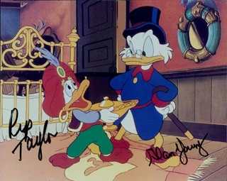 Scrooge McDuck autograph