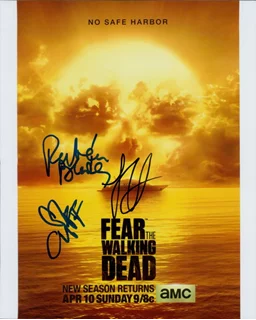 Fear The Walking Dead autograph