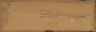 Daniel Webster autograph