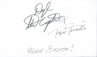 Captain and Tennille autograph