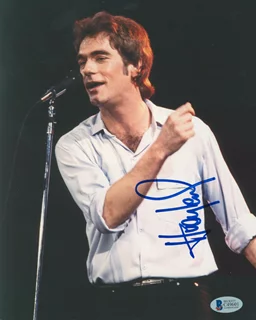 Huey Lewis autograph