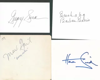 Barney Miller autograph