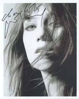 Charlotte Gainsbourg autograph